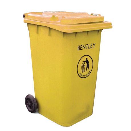 GH877 Wheelie Bin Yellow 240Ltr JD Catering Equipment Solutions Ltd