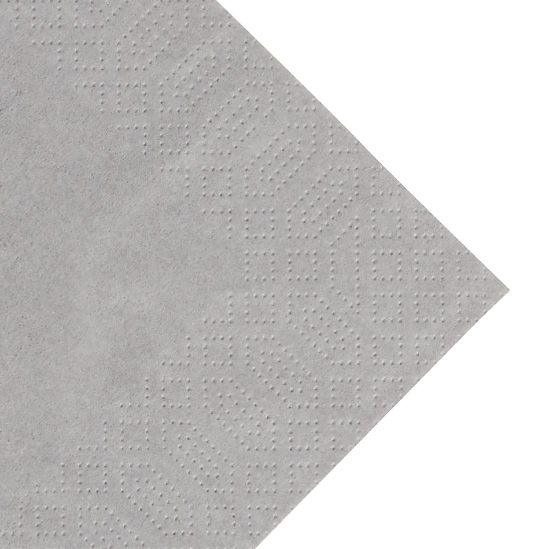 GJ103 Duni Lunch Napkin Grey 33x33cm 3ply 1/4 Fold (Pack of 1000) JD Catering Equipment Solutions Ltd