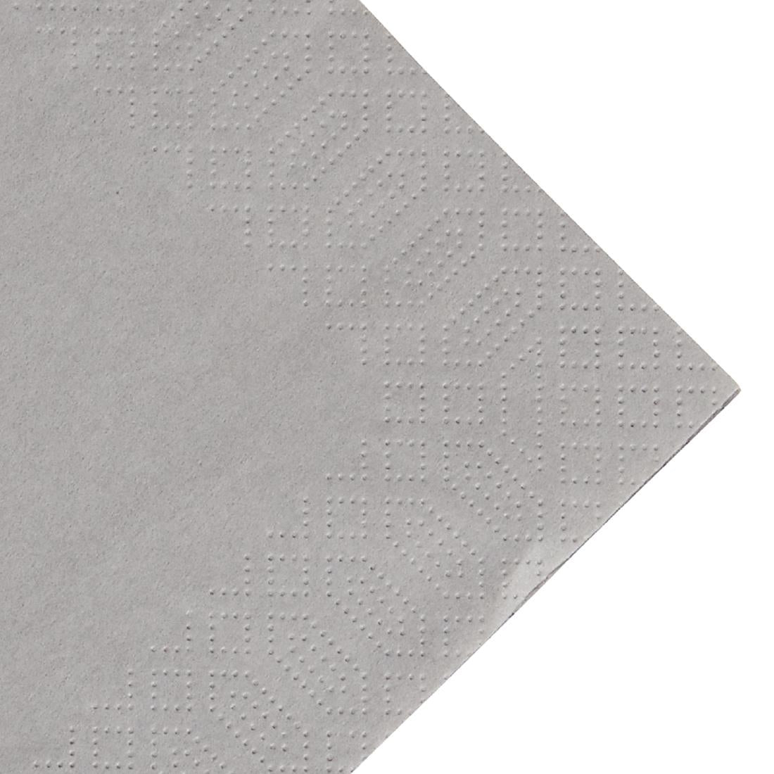 GJ114 Duni Dinner Napkin Granite Grey 40x40cm 3ply 1/8 Fold (Pack of 1000) JD Catering Equipment Solutions Ltd