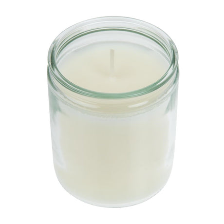 GJ469 Star Light Clear Glass Candle Jars (Pack of 8) JD Catering Equipment Solutions Ltd