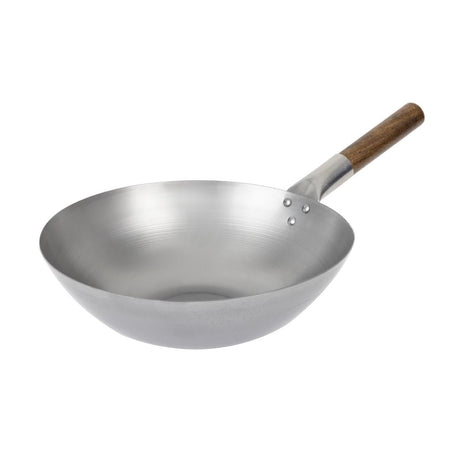 GJ493 London Wok Flat Bottom Wok 305mm JD Catering Equipment Solutions Ltd