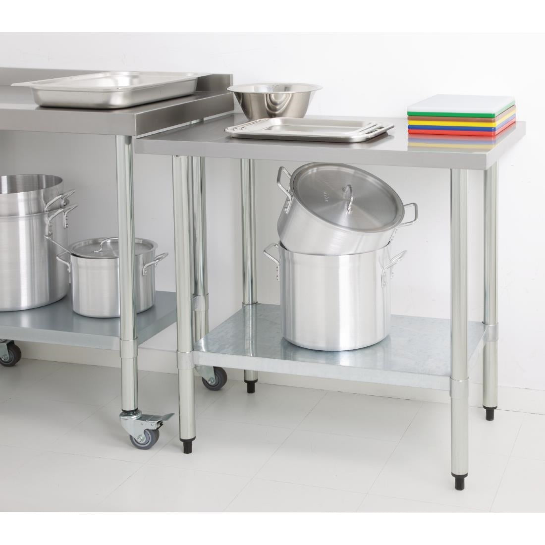 GJ500 Vogue Stainless Steel Prep Table 600mm JD Catering Equipment Solutions Ltd