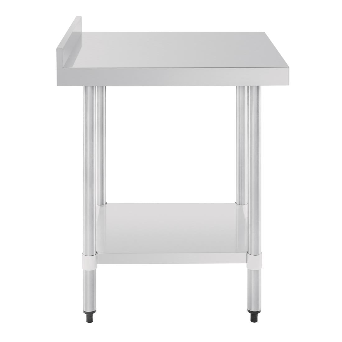 GJ505 Vogue Stainless Steel Table with Upstand 600mm JD Catering Equipment Solutions Ltd