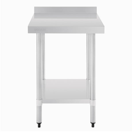 GJ505 Vogue Stainless Steel Table with Upstand 600mm JD Catering Equipment Solutions Ltd