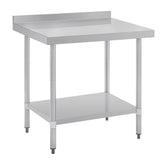 GJ506 Vogue Stainless Steel Table with Upstand 900mm JD Catering Equipment Solutions Ltd