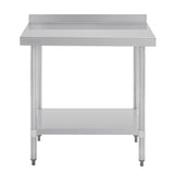 GJ506 Vogue Stainless Steel Table with Upstand 900mm JD Catering Equipment Solutions Ltd