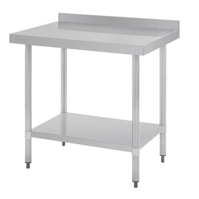 GJ506 Vogue Stainless Steel Table with Upstand 900mm - JD Catering Equipment Solutions Ltd