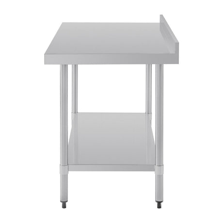 GJ507 Vogue Stainless Steel Table with Upstand 1200mm JD Catering Equipment Solutions Ltd