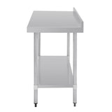 GJ508 Vogue Stainless Steel Table with Upstand 1500mm JD Catering Equipment Solutions Ltd