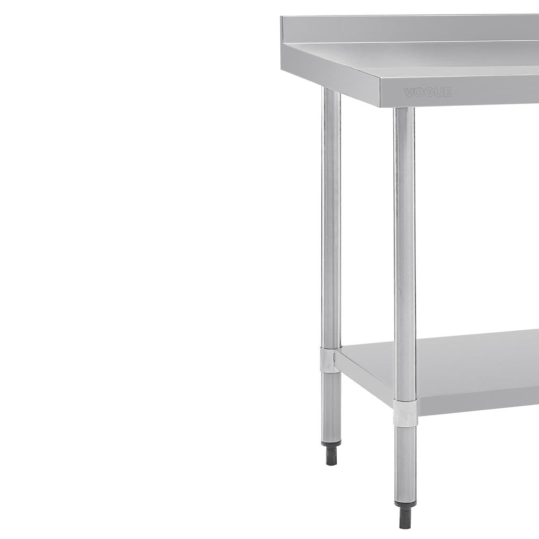 GJ508 Vogue Stainless Steel Table with Upstand 1500mm JD Catering Equipment Solutions Ltd