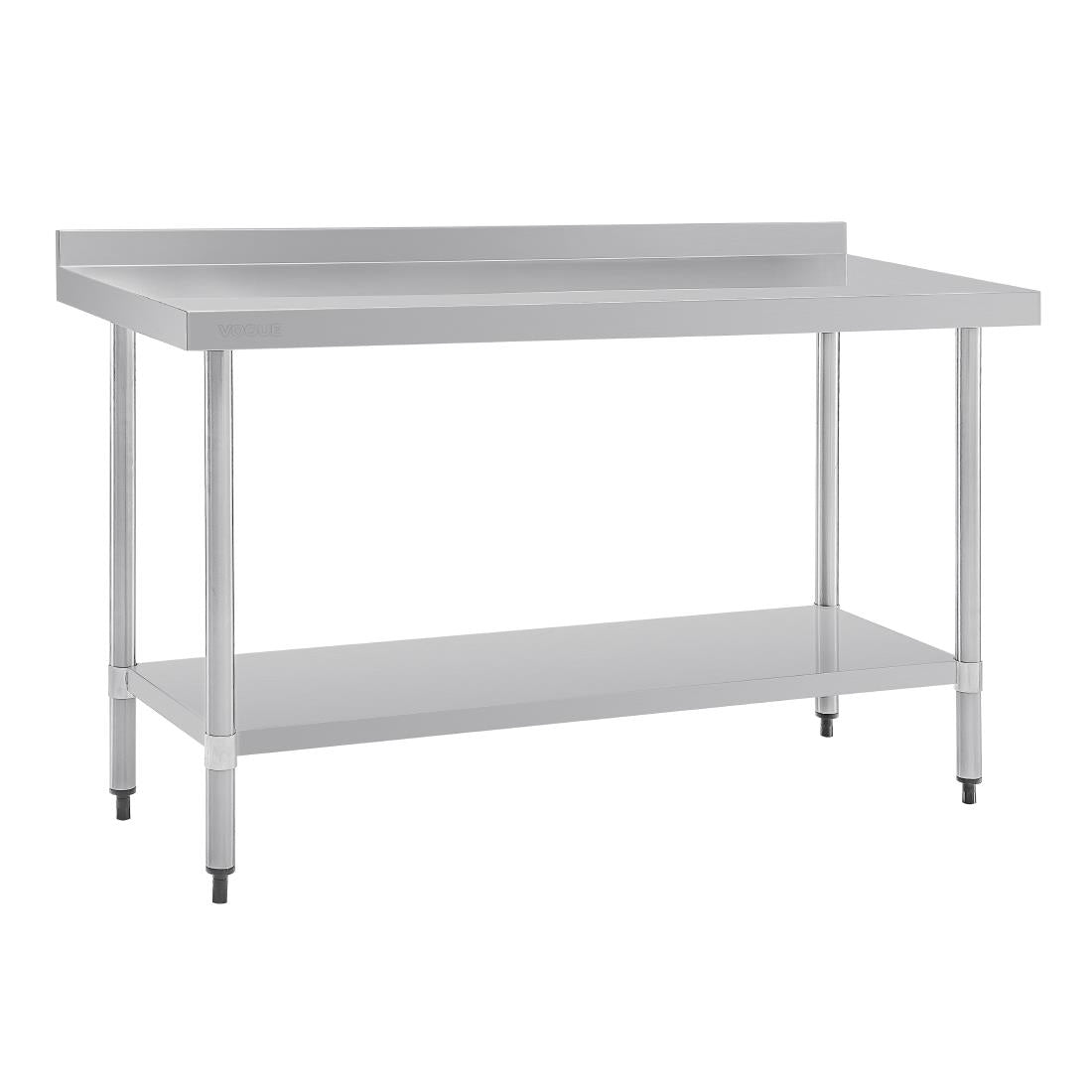 GJ508 Vogue Stainless Steel Table with Upstand 1500mm JD Catering Equipment Solutions Ltd