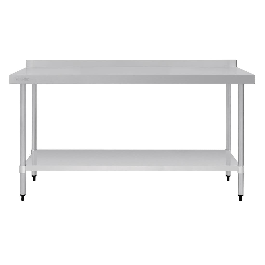 GJ509 Vogue Stainless Steel Table with Upstand 1800mm JD Catering Equipment Solutions Ltd