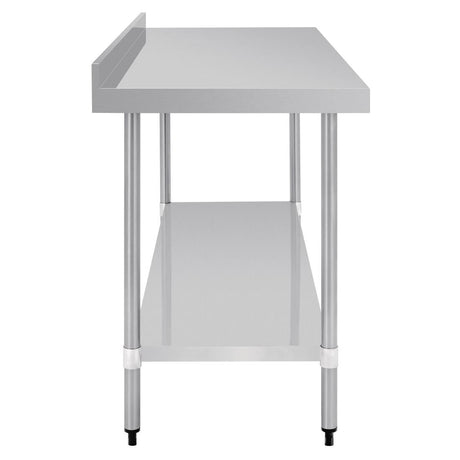 GJ509 Vogue Stainless Steel Table with Upstand 1800mm JD Catering Equipment Solutions Ltd