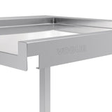 GJ533 Vogue Pass Through Dishwash Table Left 600mm JD Catering Equipment Solutions Ltd