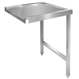 GJ534 Vogue Pass Through Dishwash Table Right 600mm JD Catering Equipment Solutions Ltd