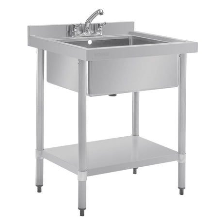 GJ537 Vogue Stainless Steel Midi Pot Wash Sink with Undershelf JD Catering Equipment Solutions Ltd