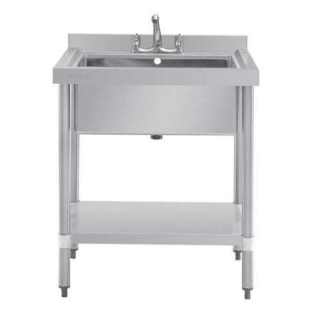 GJ537 Vogue Stainless Steel Midi Pot Wash Sink with Undershelf JD Catering Equipment Solutions Ltd