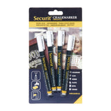 GJ551 Securit 2mm Liquid Chalk Pens White (Pack of 4) JD Catering Equipment Solutions Ltd