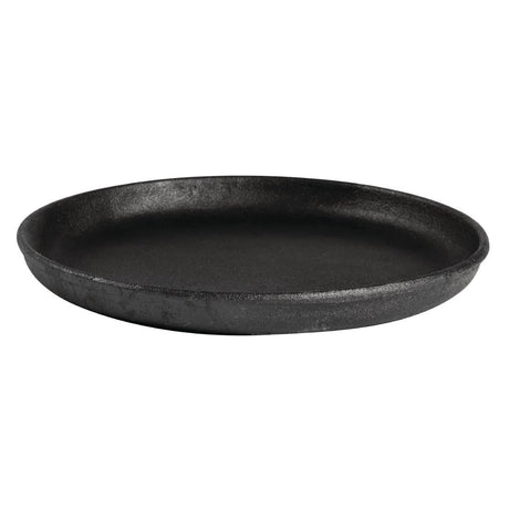 GJ556 Olympia Round Cast Iron Sizzle Platter JD Catering Equipment Solutions Ltd