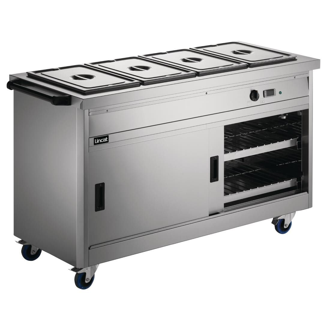 GJ576 Lincat Panther 670 Series Hot Cupboard with Bain Marie P6B4 JD Catering Equipment Solutions Ltd