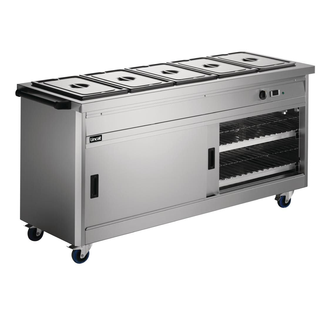 GJ577 Lincat Panther 670 Series Hot Cupboard with Bain Marie P6B5 JD Catering Equipment Solutions Ltd