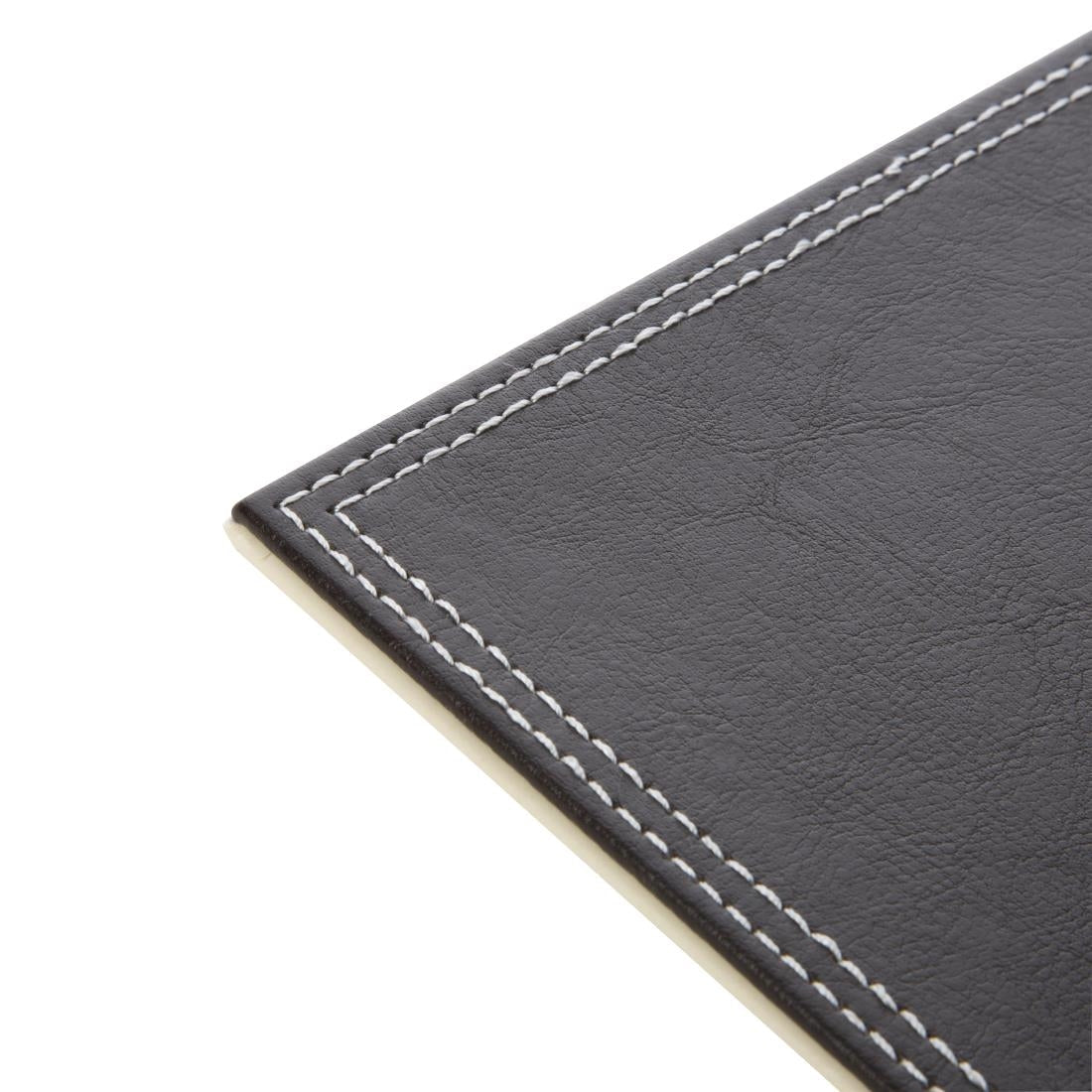 GJ739 Faux Leather Placemats (Pack of 4) JD Catering Equipment Solutions Ltd