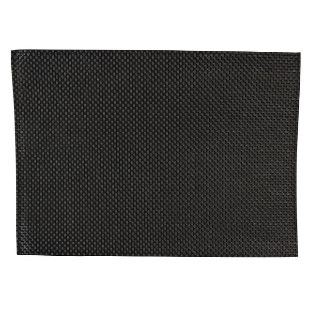 GJ992 APS PVC Placemat Black (Pack of 6) JD Catering Equipment Solutions Ltd