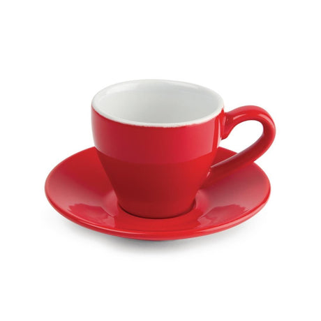 GK070 Olympia Cafe Espresso Cups Red 100ml (Pack of 12) JD Catering Equipment Solutions Ltd