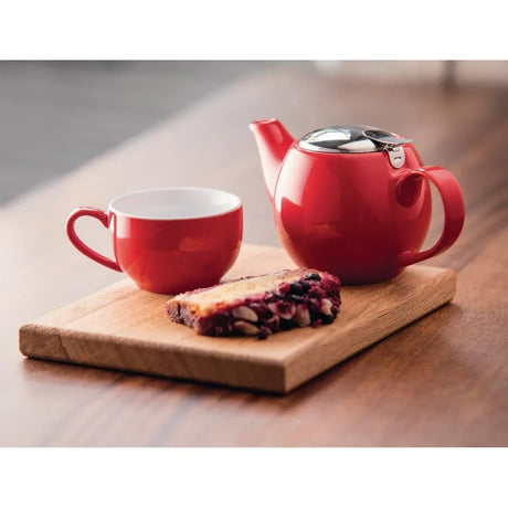 GK073 Olympia Cafe Coffee Cups Red 228ml (Pack of 12) - JD Catering Equipment Solutions Ltd