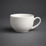 GK077 Olympia Cafe Cappuccino Cups White 340ml (Pack of 12) JD Catering Equipment Solutions Ltd