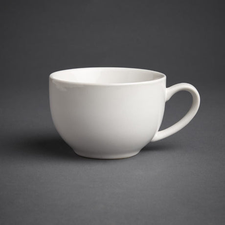 GK077 Olympia Cafe Cappuccino Cups White 340ml (Pack of 12) JD Catering Equipment Solutions Ltd