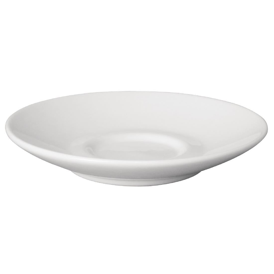 GK086 Olympia Cafe Espresso Saucers White 116.5mm (Pack of 12) JD Catering Equipment Solutions Ltd