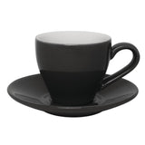 GK087 Olympia Cafe Espresso Saucers Charcoal 116.5mm (Pack of 12) JD Catering Equipment Solutions Ltd
