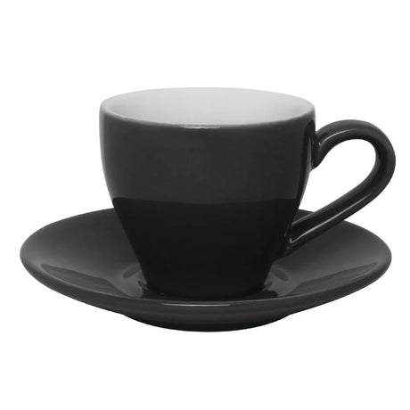 GK087 Olympia Cafe Espresso Saucers Charcoal 116.5mm (Pack of 12) - JD Catering Equipment Solutions Ltd