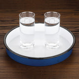 GM240 Olympia Enameled Steel Round Service Tray 320mm JD Catering Equipment Solutions Ltd