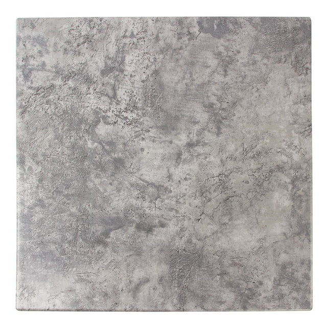 GM422 Werzalit Pre-drilled Square Table Top Concrete 600mm JD Catering Equipment Solutions Ltd