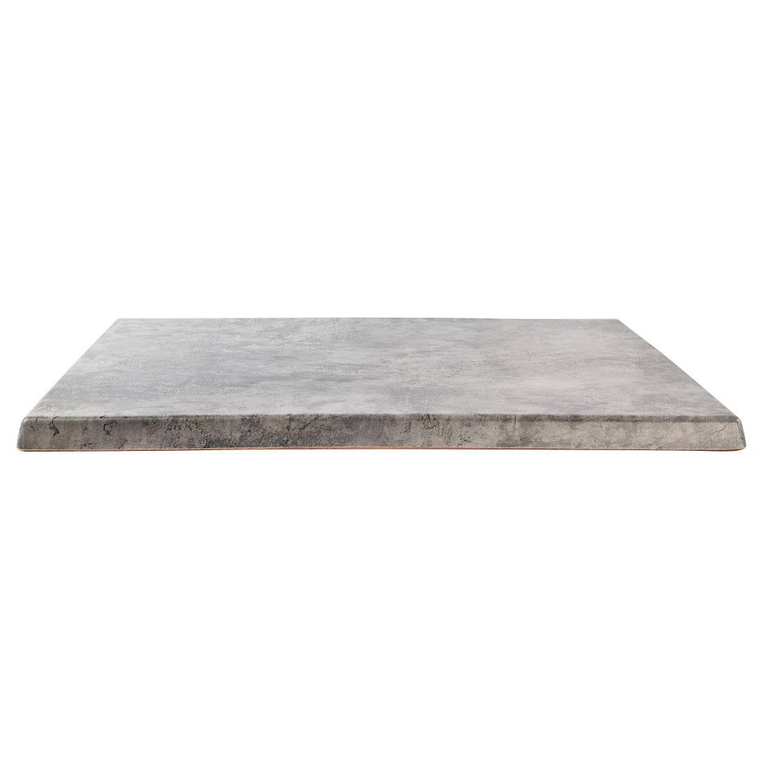 GM422 Werzalit Pre-drilled Square Table Top Concrete 600mm JD Catering Equipment Solutions Ltd