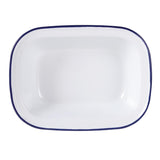 GM511 Olympia Enamel Pie Dishes Rectangular 180 x 135mm (Pack of 6) JD Catering Equipment Solutions Ltd