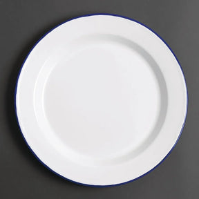 GM512 Olympia Enamel Dinner Plates 245mm (Pack of 6) - JD Catering Equipment Solutions Ltd