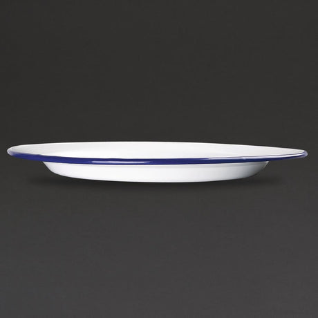 GM512 Olympia Enamel Dinner Plates 245mm (Pack of 6) JD Catering Equipment Solutions Ltd