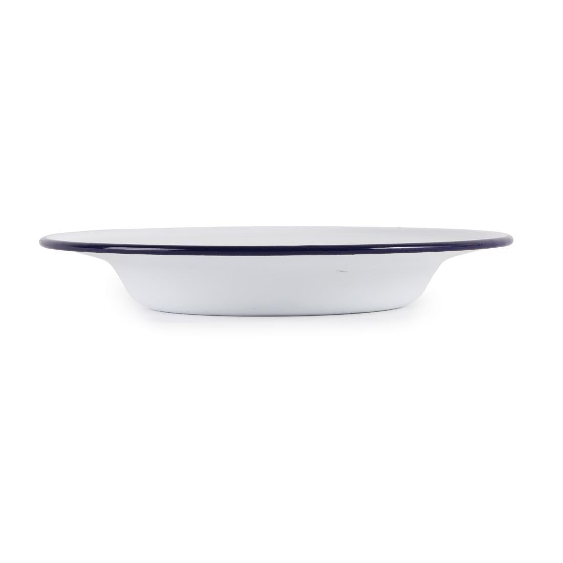 GM513 Olympia Enamel Soup Plates 245mm (Pack of 6) JD Catering Equipment Solutions Ltd