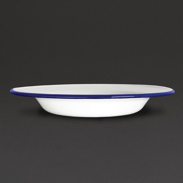 GM513 Olympia Enamel Soup Plates 245mm (Pack of 6) JD Catering Equipment Solutions Ltd