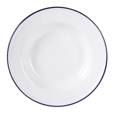GM513 Olympia Enamel Soup Plates 245mm (Pack of 6) - JD Catering Equipment Solutions Ltd