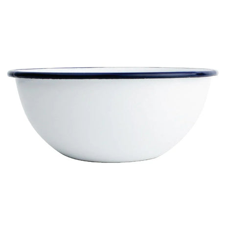 GM514 Olympia Enamel Bowls 155mm (Pack of 6) - JD Catering Equipment Solutions Ltd