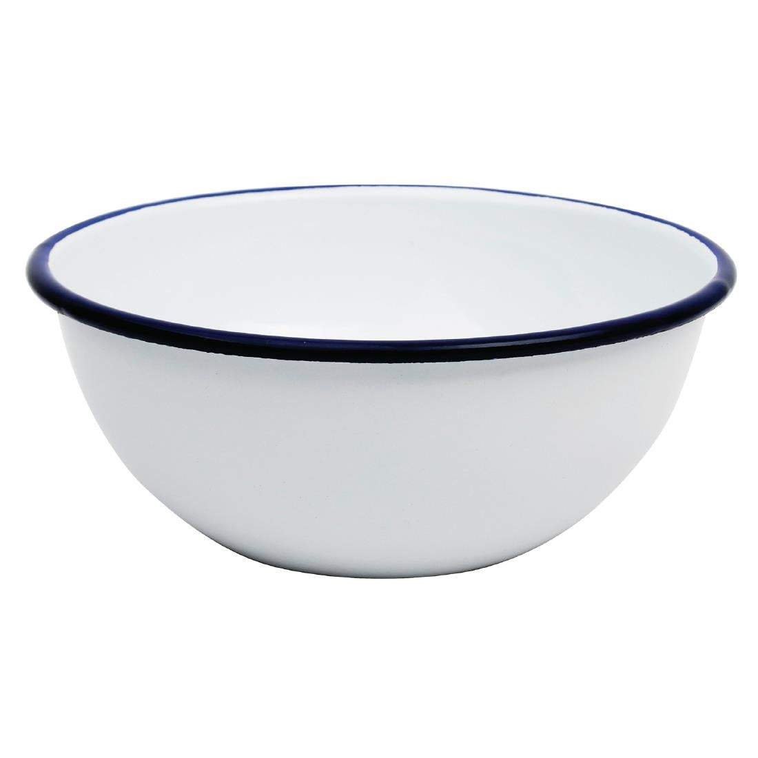 GM514 Olympia Enamel Bowls 155mm (Pack of 6) JD Catering Equipment Solutions Ltd