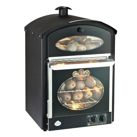 GP260 King Edward Bake King Mini Oven Black BKM-BLK JD Catering Equipment Solutions Ltd