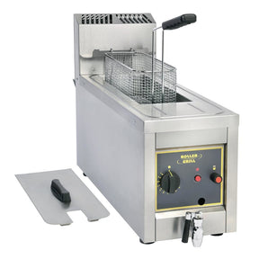 GP317-P Roller Grill Single Tank Single Basket Countertop LPG Fryer RF8 JD Catering Equipment Solutions Ltd