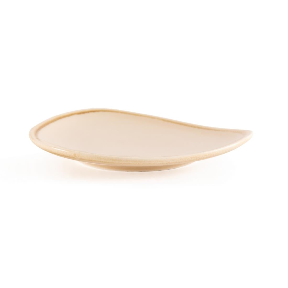 GP325 Olympia Kiln Triangular Side Plate Sandstone 165mm (Pack of 6) JD Catering Equipment Solutions Ltd