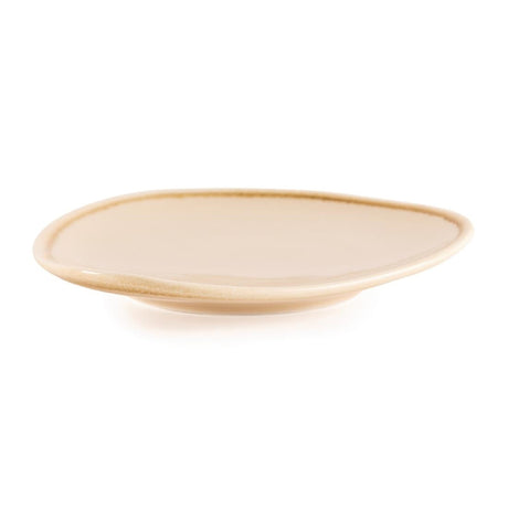 GP325 Olympia Kiln Triangular Side Plate Sandstone 165mm (Pack of 6) JD Catering Equipment Solutions Ltd