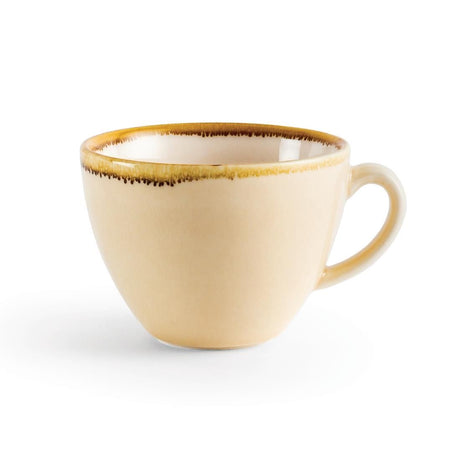 GP330 Olympia Kiln Cappuccino Cup Sandstone 230ml (Pack of 6) JD Catering Equipment Solutions Ltd